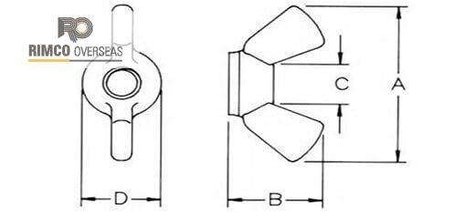 wing-bolts-manufacturer-supplier-importer-exporter-stockholder-dimensional